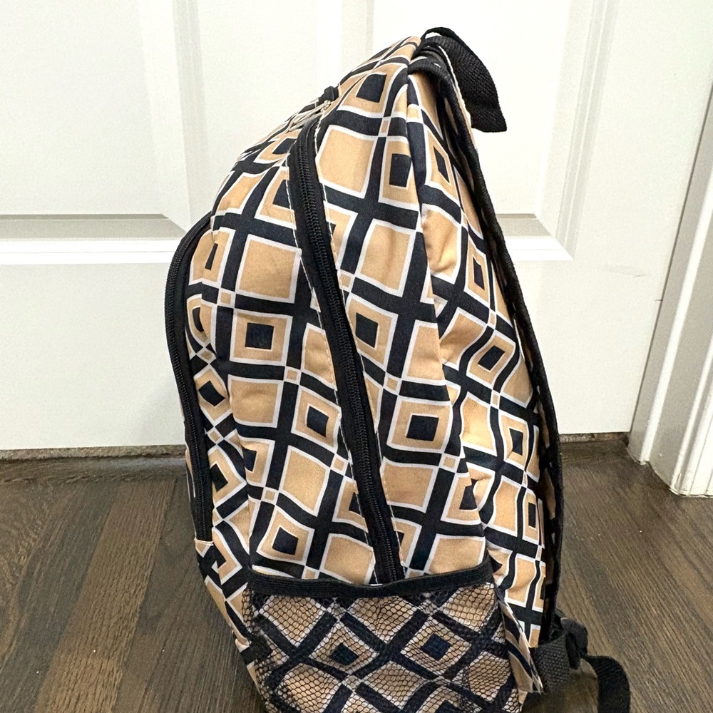 Geometric Pattern Backpack - image 3